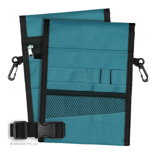 13 Pocket Nurse Pouch (Double Sided) Teal