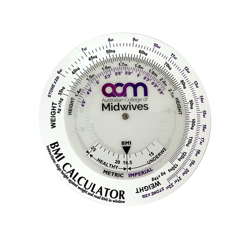 BMI Calculator Wheel