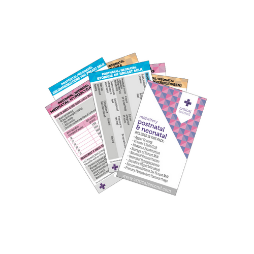 Critical Second Midwifery Postnatal & Neonatal Card Pack