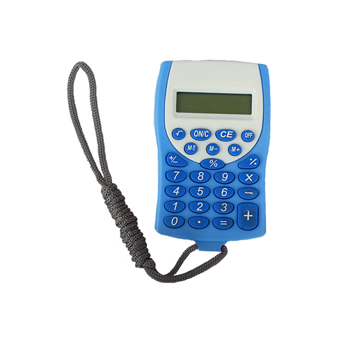 Pocket Calculator with Lanyard 
