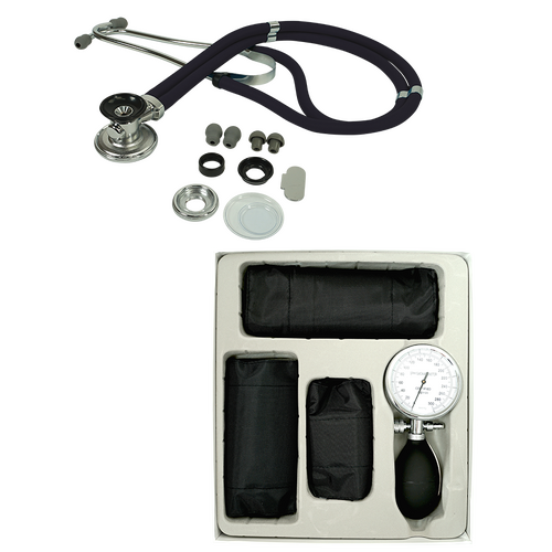 elitecare Single Hand 3 Cuff BP Kit (BP Kit 03) Black