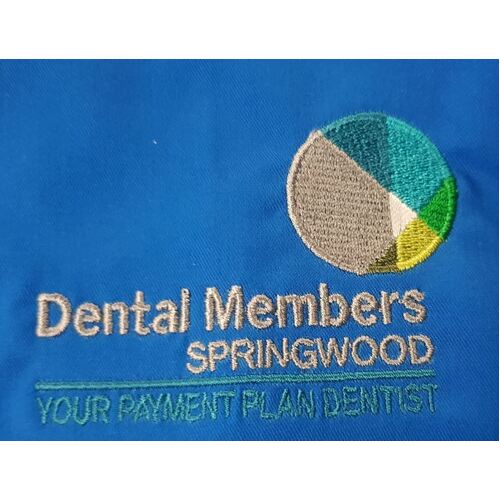 Embroidery Logo - Dental Members Springwood
