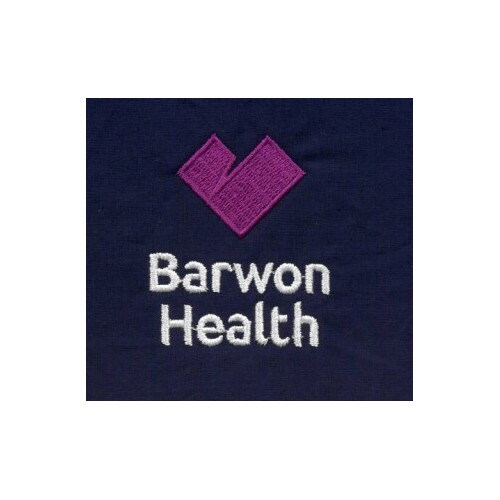 Embroidery logo -  Barwon Health