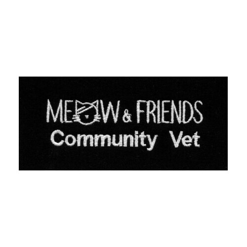 Embroidery Logo - Meow & Friends Community Vet