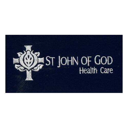 Embroidery Logo - St John Of God Healthcare + Title