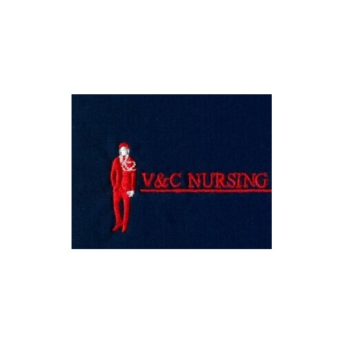 Embroidery Logo - V & C Nursing