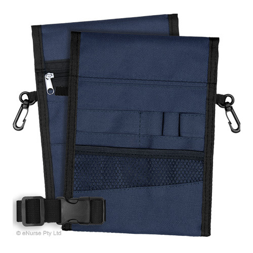 13 Pocket Nurse Pouch (Double Sided) - Navy