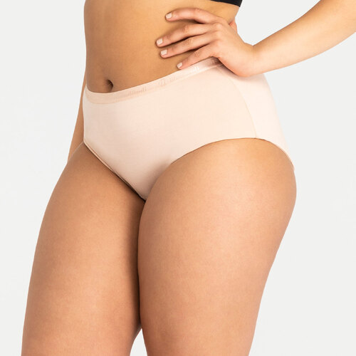 Classic Full Brief Light-Moderate Absorbency Beige
