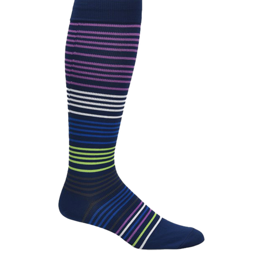 Nurse Mates MENS Compression Socks - Multi Stripe